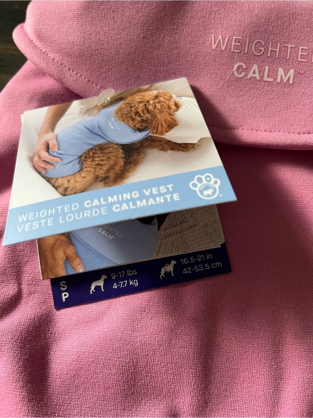 Canada Pooch Weighted Calm Vest - Pink - Picture 3 of 5
